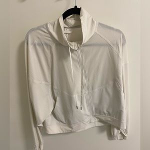 Perforated light lululemon zip up jacket